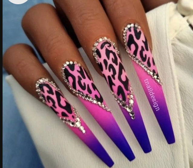 Purple Leopard Custom design