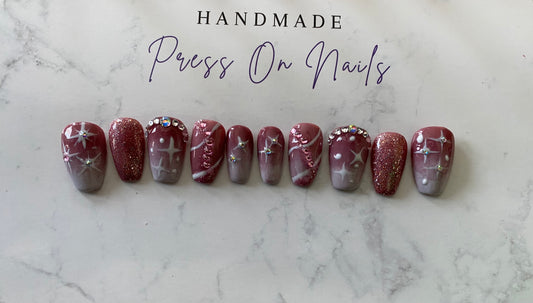 Pink Ombré Press on Nails