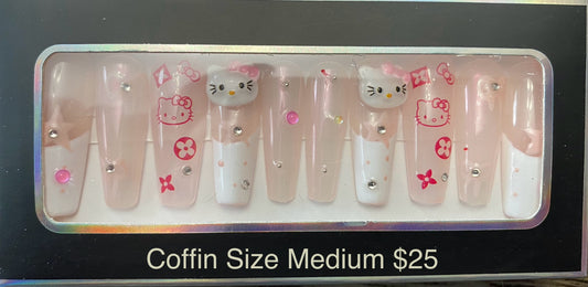 Hello Kitty Press on Nails RTS